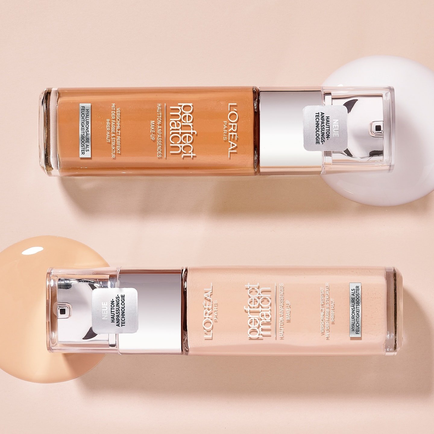 Perfect Match Make-up Product Range - zwei Nuancen